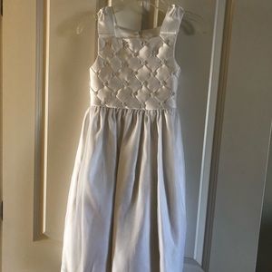 Girls formal white dress